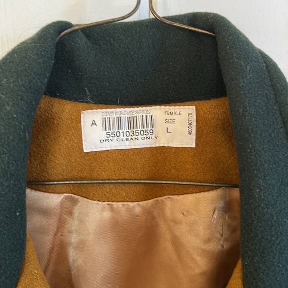 Vintage Union Made Wool Two Toned RARE DISNEYLAND CAST MEMBER TRENCH COAT - Picture 3 of 4